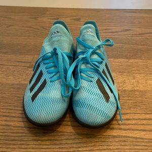Adidas Blue Indoor Soccer Cleats